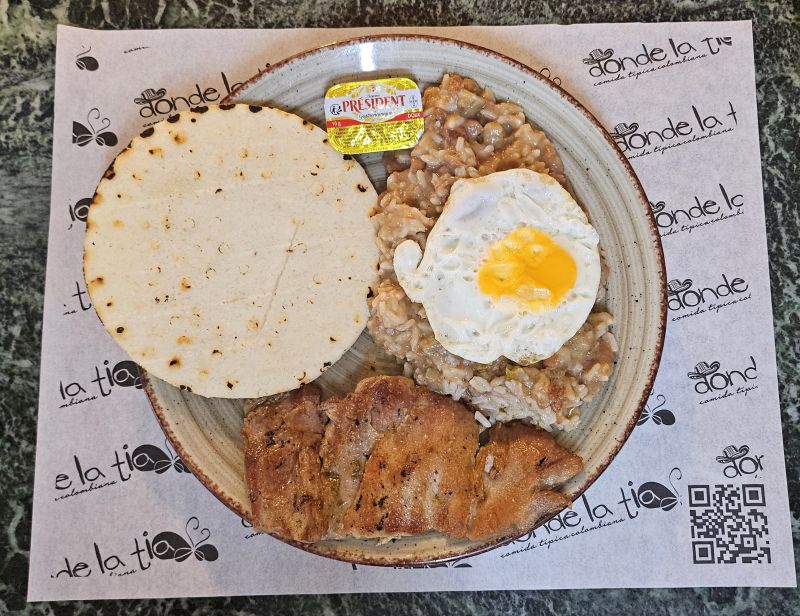 Preparación de platos colombianos caseros